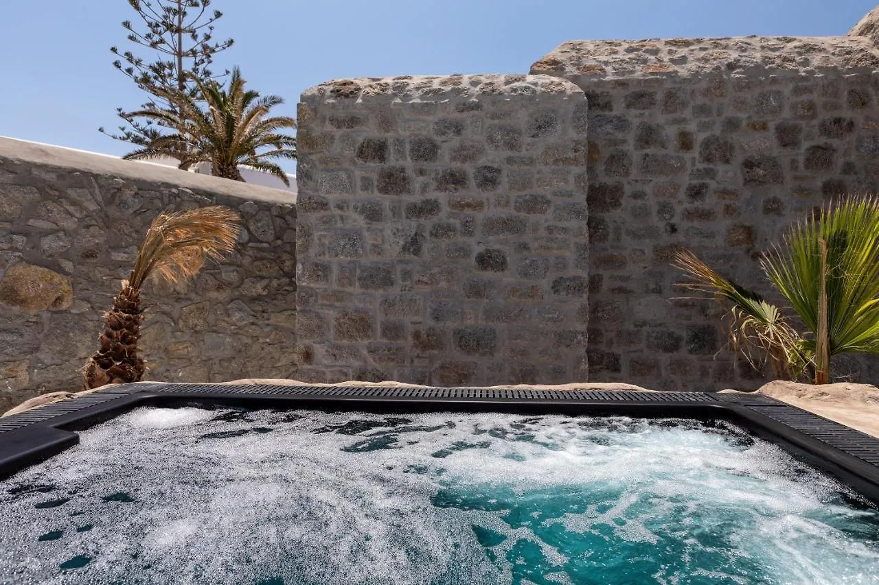 Mykonos Town Black Villa- Cave Heated Pool 0*, Mykonos Town