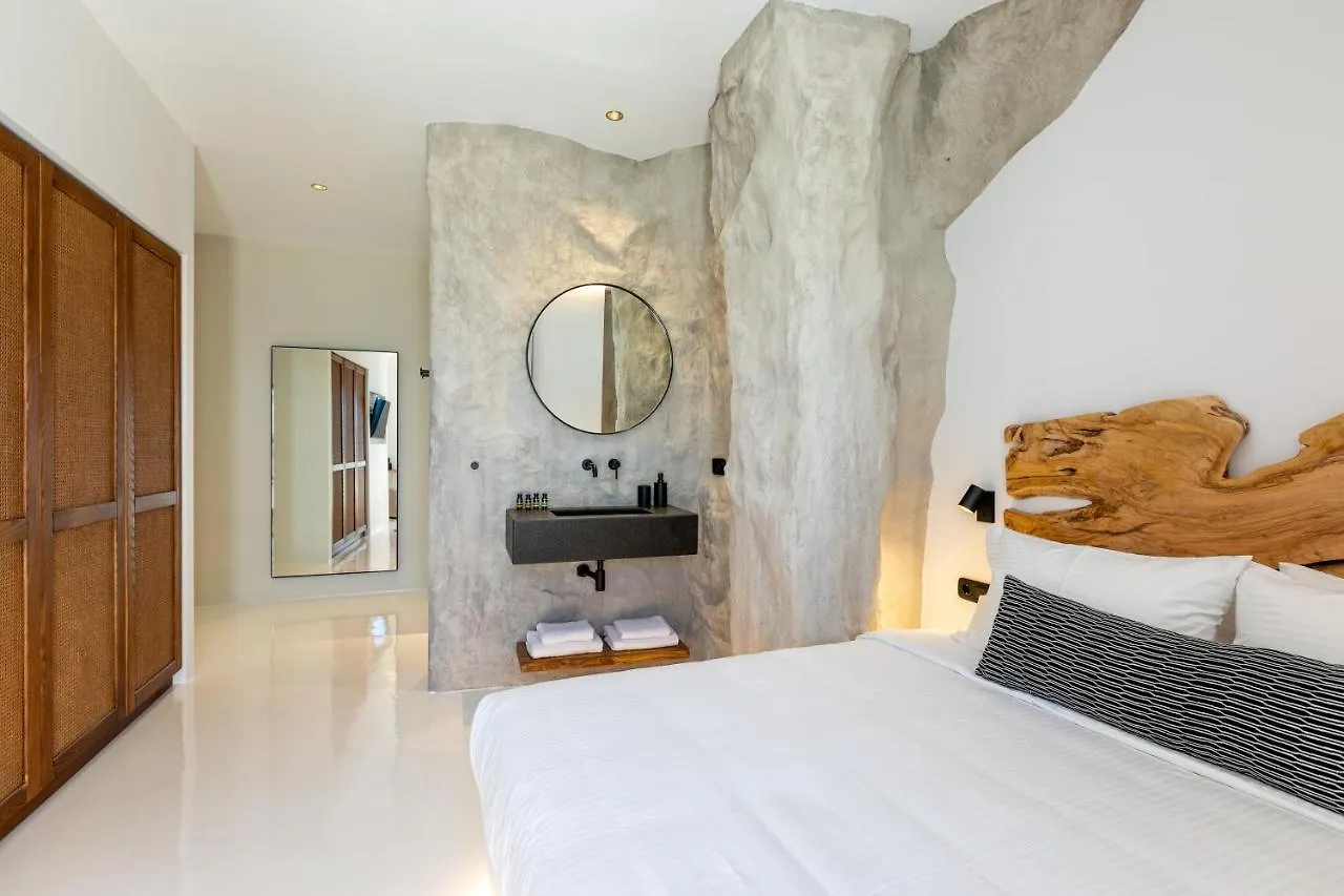 Mykonos Town Black Villa- Cave Heated Pool 빌라
