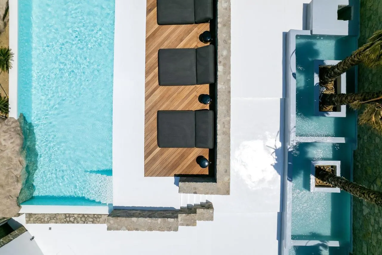 Mykonos Town Black Villa- Cave Heated Pool 빌라 Mykonos Town